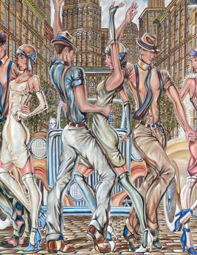 Fast And Loose 72 x 48 Oil On Canvas