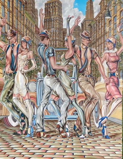 Fast And Loose 48 x 72 Oil On Canvas